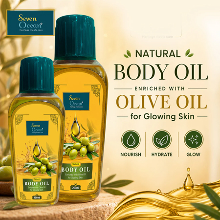 Seven Ocean Herbal Body Oil Combo - 100ml/200ml